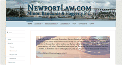 Desktop Screenshot of newportlaw.com