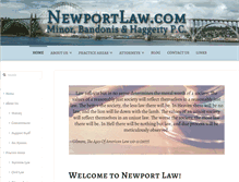 Tablet Screenshot of newportlaw.com